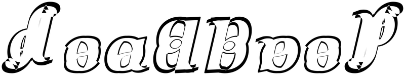 Ambigram for deadbeef in Georgiaz
